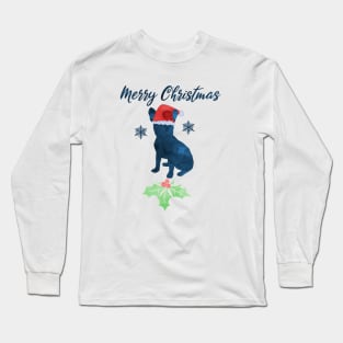 Christmas French Bulldog Long Sleeve T-Shirt